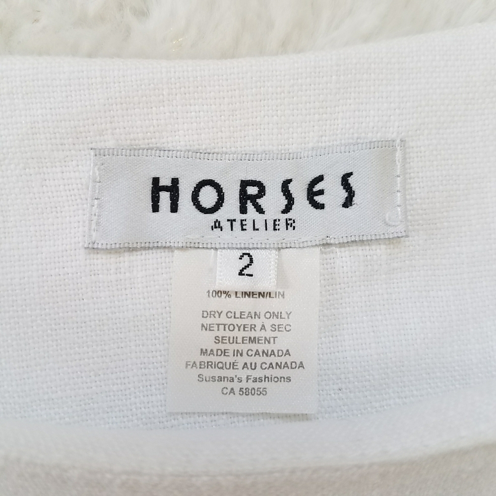 HORSES Atelier Linen Sack Dress - Picture 5 of 10